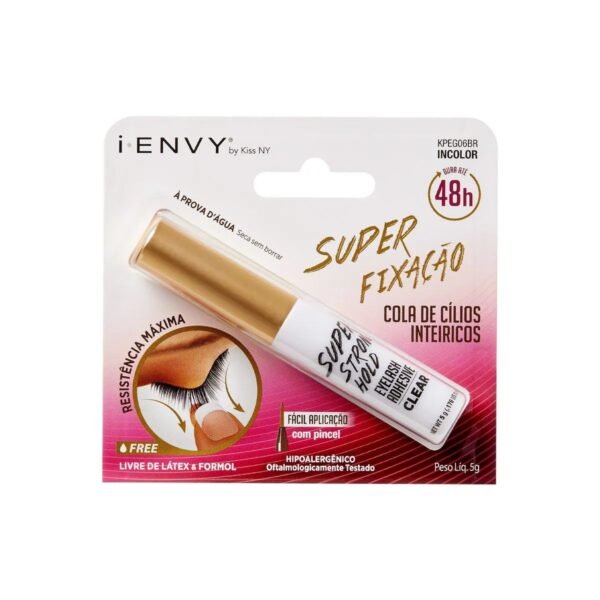 Cola para Cílios First Kiss - I-Envy 48h Incolor - 5g