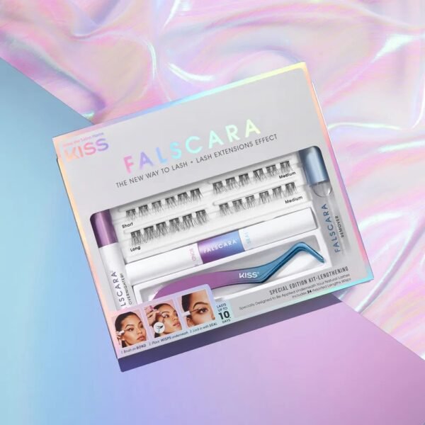 Kit Completo Iniciante Cílios Postiços Falscara - Kiss New York - Imagem 5