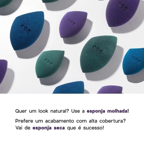 Esponja de Maquiagem - Flat Blend OCEANE - Imagem 3