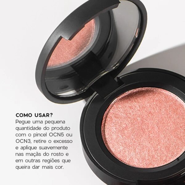 Mini Blush Cintilante - Glossy Blush Rose Pink Océane Edition 1,6g - Imagem 5