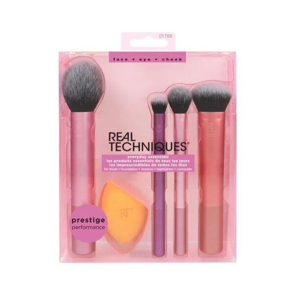 KIT REAL TECHNIQUES EVERYDAY ESSENTIALS - REAL TECHNIQUES