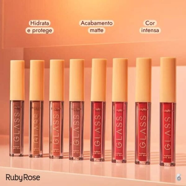 BATOM LIQUIDO SOFT BLUR GLASS - RUBYROSE