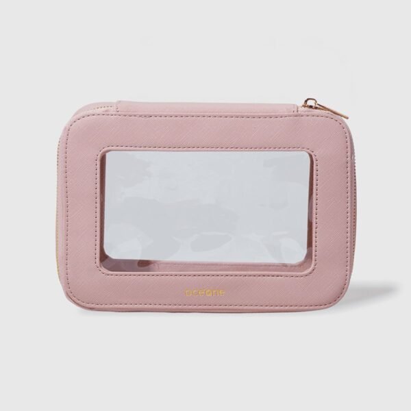 Nécessaire Nude com Transparência - Crystal Case - OCEANE