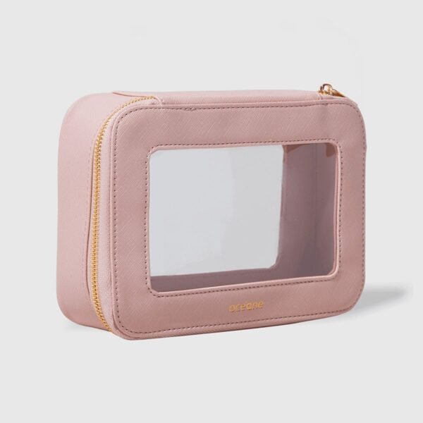 Nécessaire Nude com Transparência - Crystal Case - OCEANE - Imagem 4