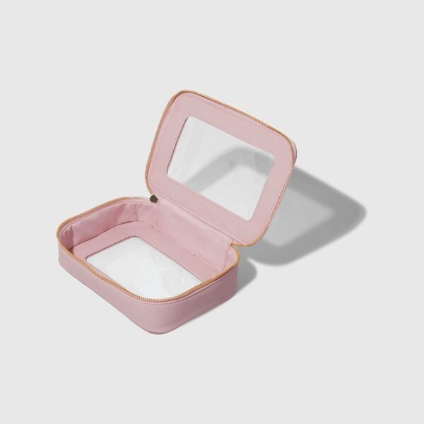 Nécessaire Nude com Transparência - Crystal Case - OCEANE - Imagem 2
