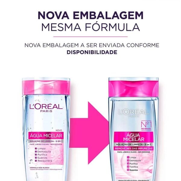 ÁGUA MICELAR LIMPEZA 5X1 200ML - LOREAL - Imagem 5