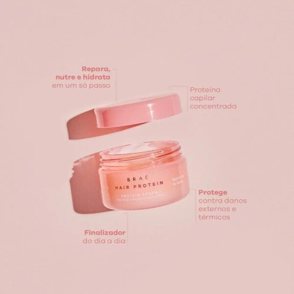 LEAVE IN CREAM PROTEIN PROTEÍNA CAPILAR CONCENTRADA 80G - BRAÉ - Imagem 2