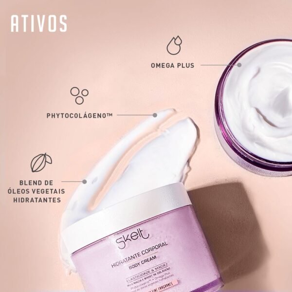 BODY CREAM URBAN BEAT Hidratante Desodorante Corporal 200g . Fragrância Urban Beat SKELT - Imagem 5