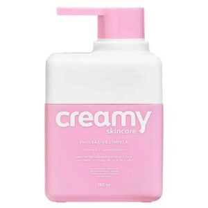 EMULSÃO DE LIMPEZA CENTELLA ASIÁTICA + VITAMINA E + EXTRATO DE CAMOMILA 180ML - CREAMY