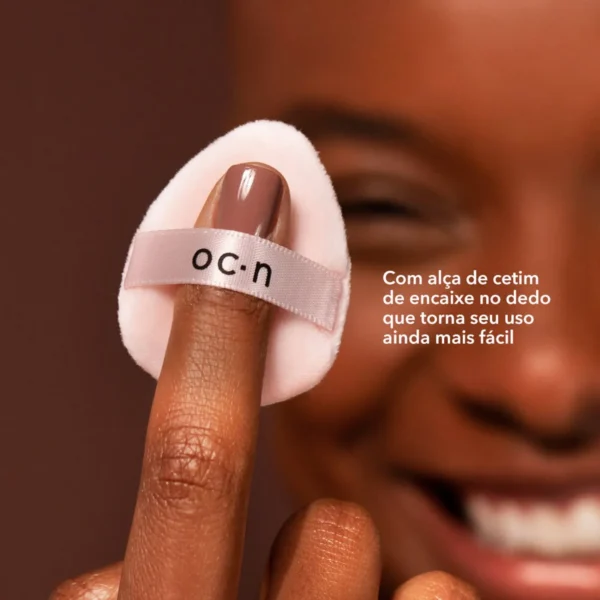 Mini Esponja Para Acabamento Rosa - Mini Powder Puff Océane Edition - Imagem 5