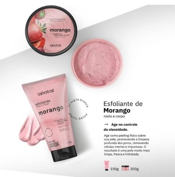 Esfoliante Morango 150g - Labotrat - Imagem 4