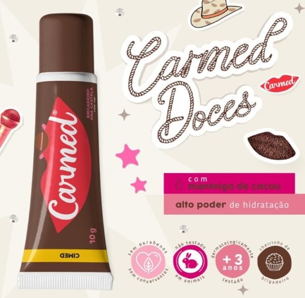 Hidratante Labial Carmed Coleção Ana Castela Brigadeiro com Cor 10g - CIMED - Imagem 4