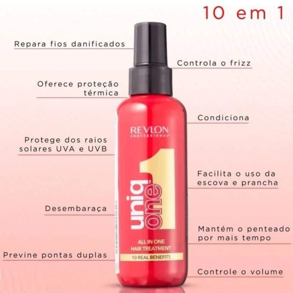 UNIQ ONE ALL IN ONE HAIR TREATMENT LEAVE IN 150 ML - REVLON - Imagem 3