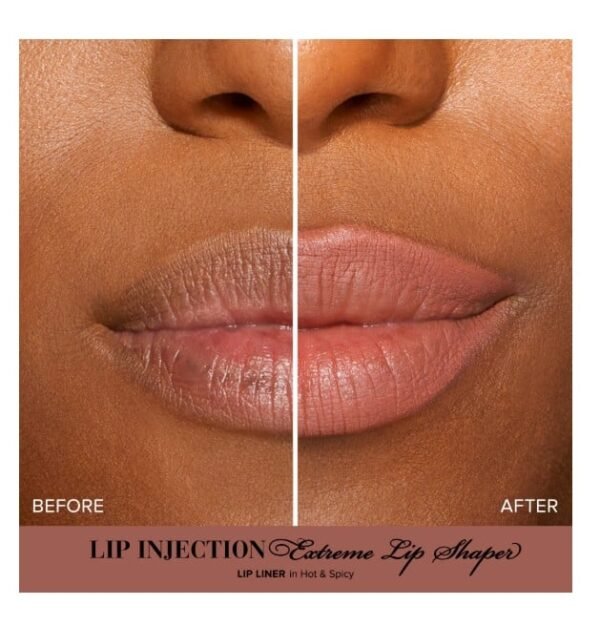 Lápis Labial Too Faced Lip Injection Extreme Lip shaper Hot & Spicy - Imagem 2