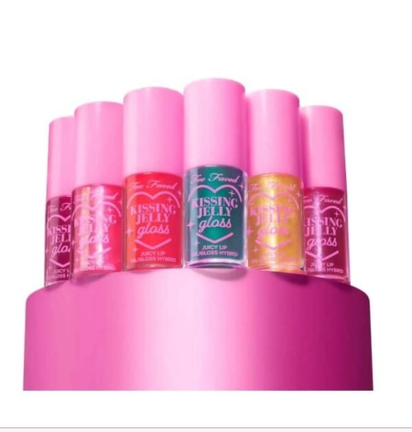 Lip Oil Gloss Labial Kissing Jelly Too Faced Pinã Colada - Imagem 5