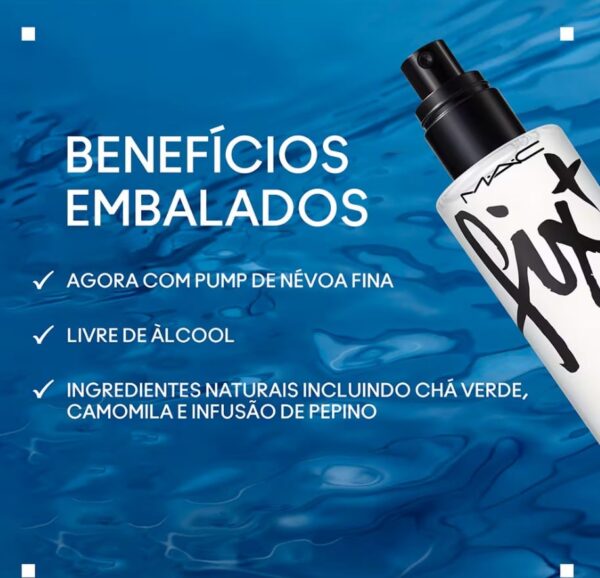 Fixador Bruma Facial Multifuncional Fix + MAC - Imagem 6