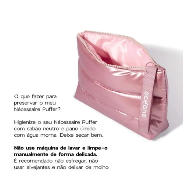 Nécessaire Rosê Puffer - OCEANE - Imagem 3