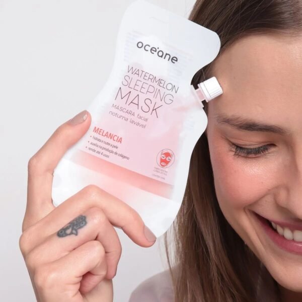 Máscara Facial Noturna com Melancia - Watermelon Sleep Mask 35ml - Imagem 3