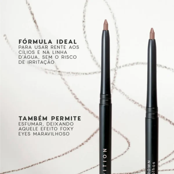 Lápis De Olhos Retrátil Marrom - Eyeliner Brown Edition Océane - Imagem 4