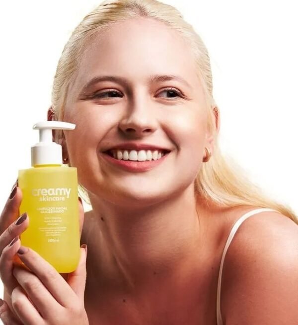 Limpador Facial Glicerinado Glicerina a 50% + extratos de Avena sativa e Aloe vera - 200ML - CREAMY - Imagem 4
