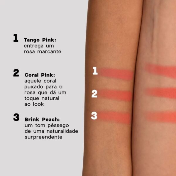 Blush Cremoso - Fluffy Blush 4you 7g - Imagem 3