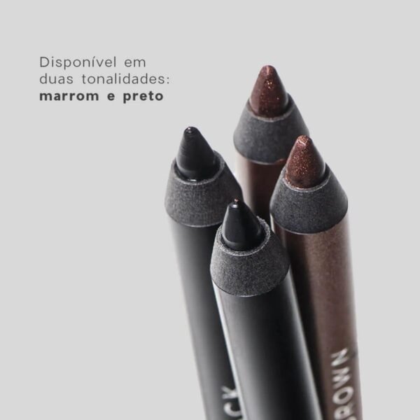 Lápis para Olhos Preto - Eyeliner Super Black Océane Purple 1,2g - Imagem 2