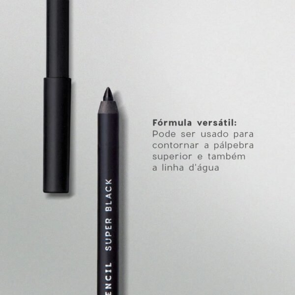 Lápis para Olhos Preto - Eyeliner Super Black Océane Purple 1,2g - Imagem 6