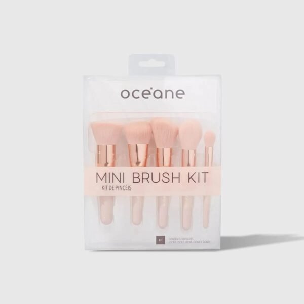 Mini Kit Com 5 Pincéis - Mini Brush Kit