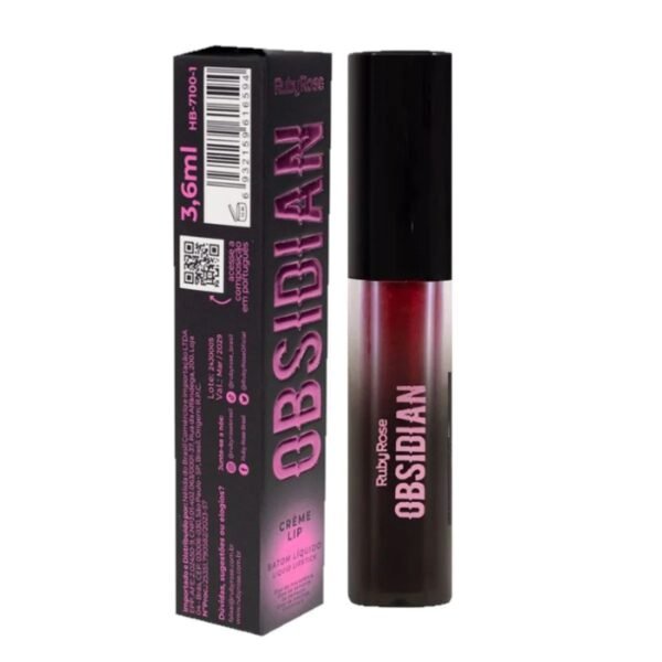 BATOM LIQUIDO OBSIDIAN CRÉME LIP - RUBYROSE