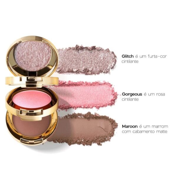 Trio de Sombras Nádia Tambasco By Océane - 3 To Go Palette 7,8g