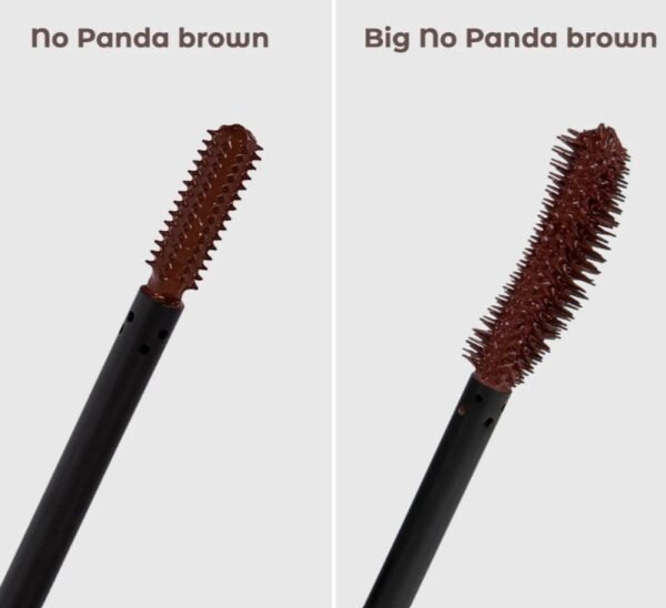 Máscara para Cílios Big No Panda Brown Vizzela 5g - 100% Original Rímel a Prova D'agua - Imagem 5