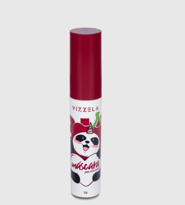 Máscara Rímel para Cílios Big No Panda Cherry Bordô Vinho Vizzela 100% Original - Imagem 2