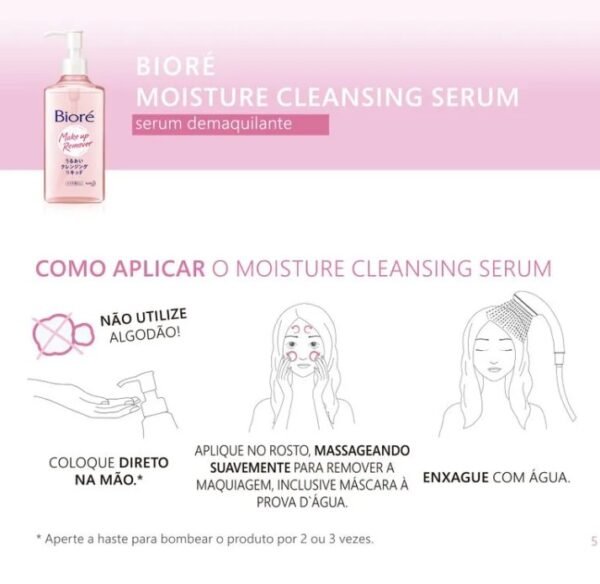 Bioré Cleansing Sérum - Sérum Demaquilante 230ml - Imagem 5
