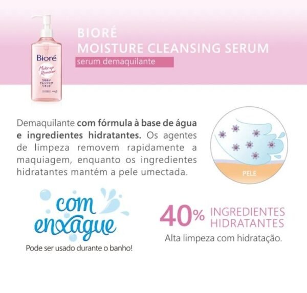 Bioré Cleansing Sérum - Sérum Demaquilante 230ml - Imagem 6