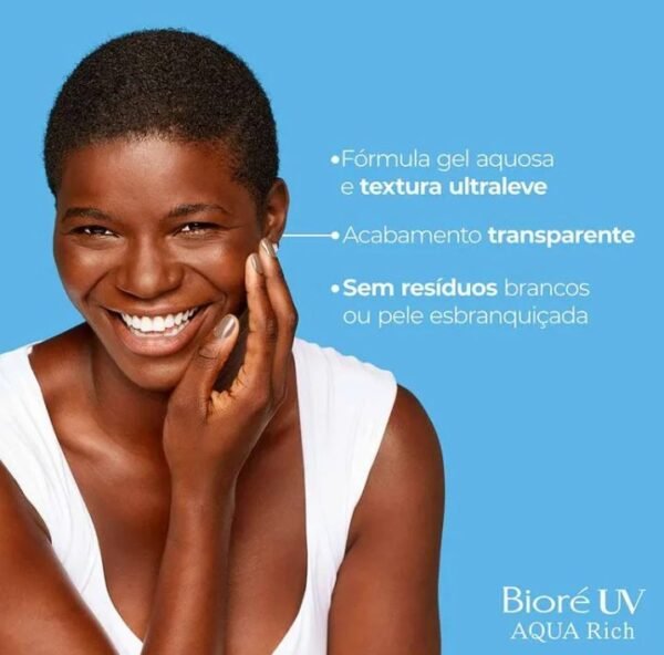 Protetor Solar Bioré  Aqua Rich Watery Essence FPS 50 70g - Imagem 5