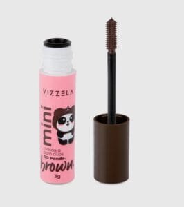 Mini Máscara Para Cílios No Panda Brown - Marrom - Vizzela
