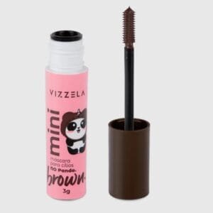 Mini Máscara Para Cílios No Panda Brown - Marrom - Vizzela