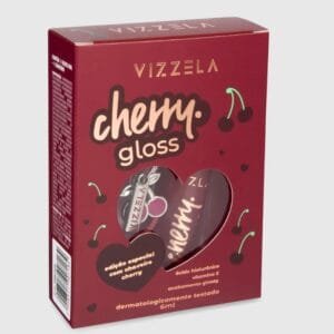 Lip Cherry Gloss - Vizzela + Chaveiro